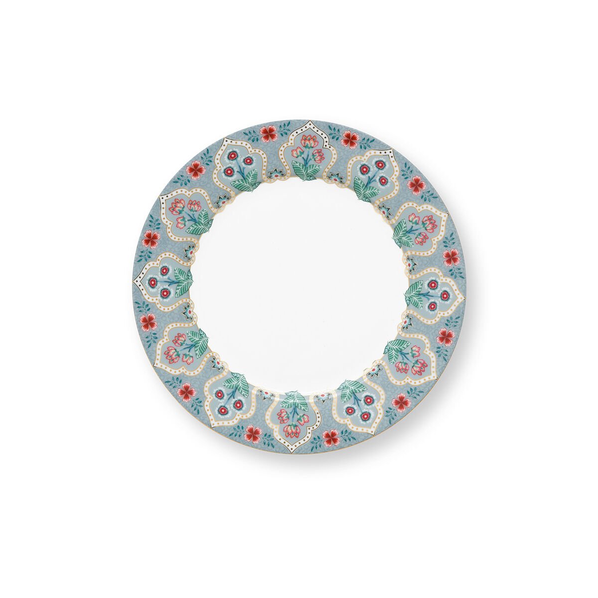 Mavi Porselen Kahvaltı Tabağı 21 cm Flower Festival Collection by Pip Studio