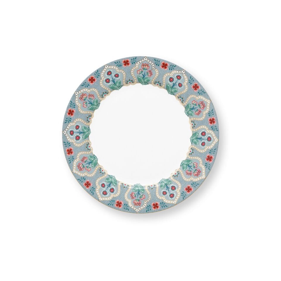Mavi Porselen Kahvaltı Tabağı 21 cm Flower Festival Collection by Pip Studio