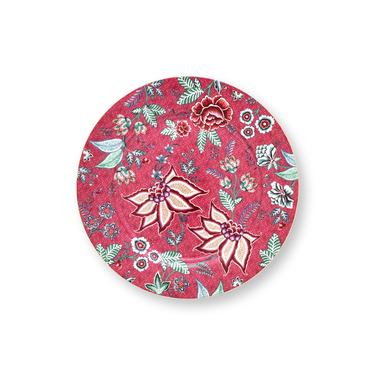 Kırmızı Porselen Supla 32 cm Flower Festival Collection by Pip Studio