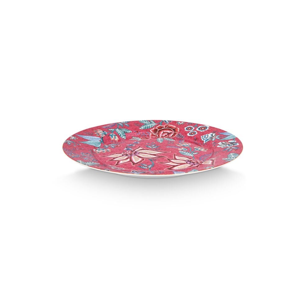 Kırmızı Porselen Supla 32 cm Flower Festival Collection by Pip Studio
