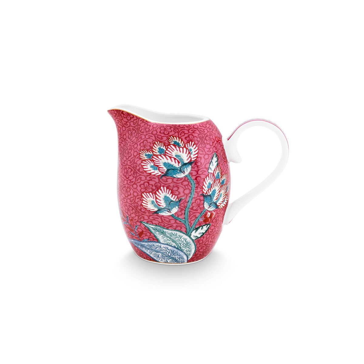 Kırmızı Porselen Sütlük 250 ml Flower Festival Collection by Pip Studio