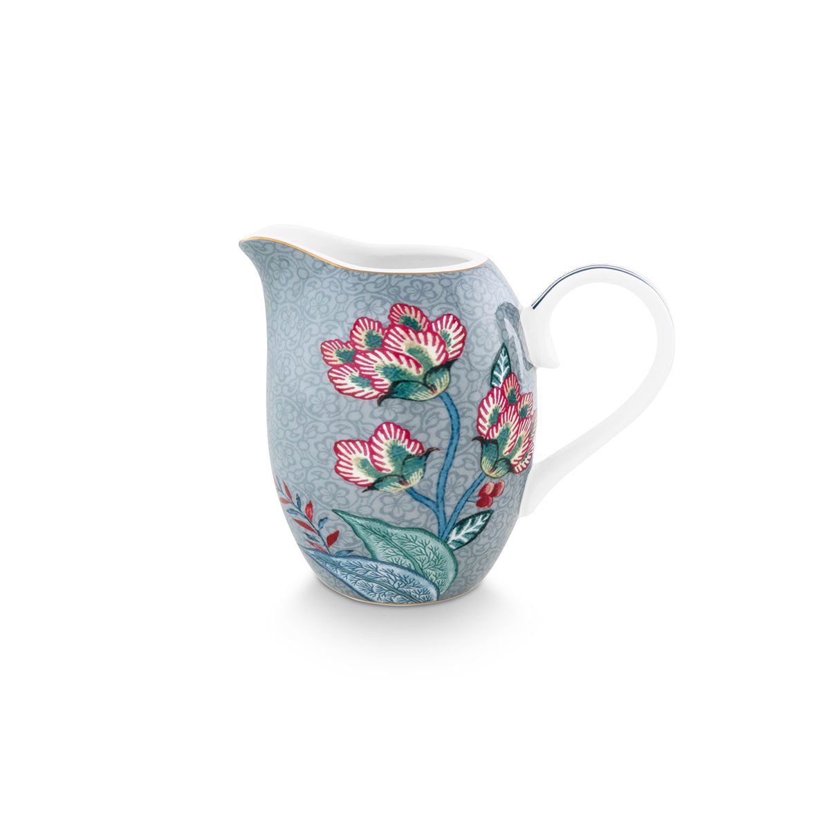 Mavi Porselen Sütlük 250 ml Flower Festival Collection by Pip Studio