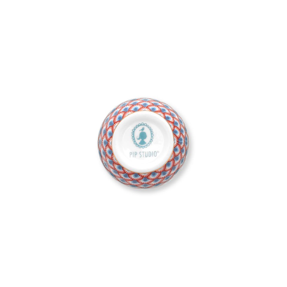 Mavi Porselen Kupa Seti 145 ml Flower Festival Collection by Pip Studio
