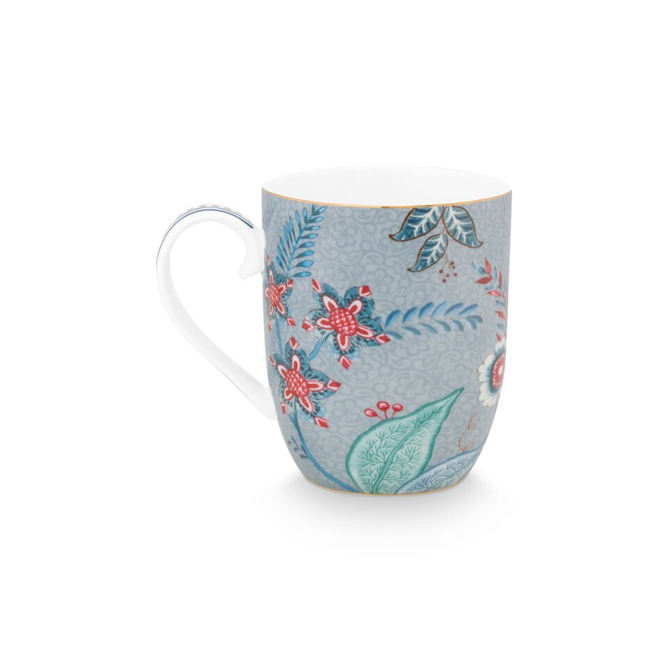 Mavi Porselen Kupa Seti 145 ml Flower Festival Collection by Pip Studio
