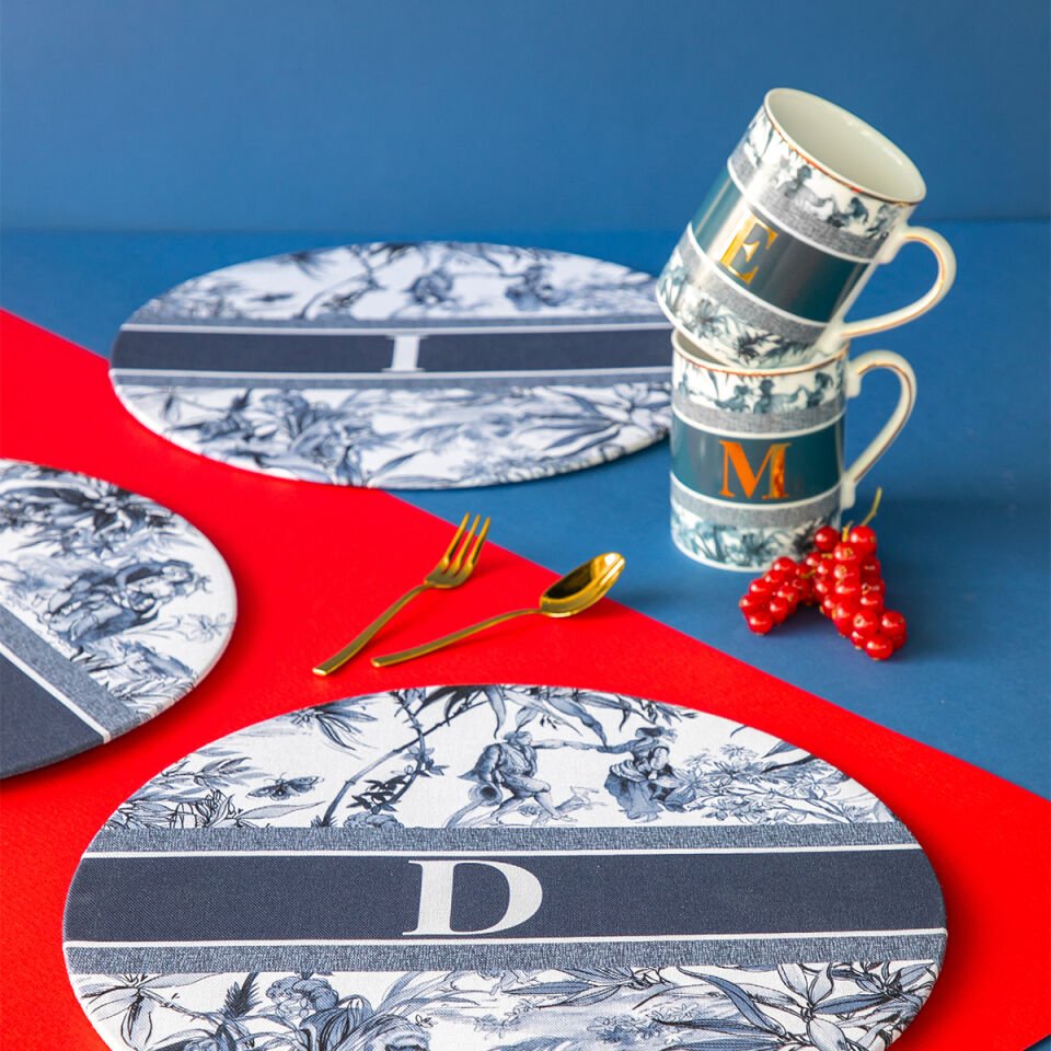 Tamburello Güneş Kesme Tahtası Küçük 17,5 Cm - Mavi