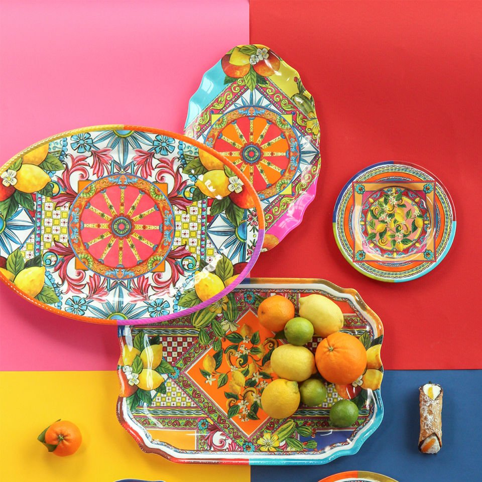 Tamburello Sicily Kesme Tahtası Küçük 17,5 Cm - Fuşya