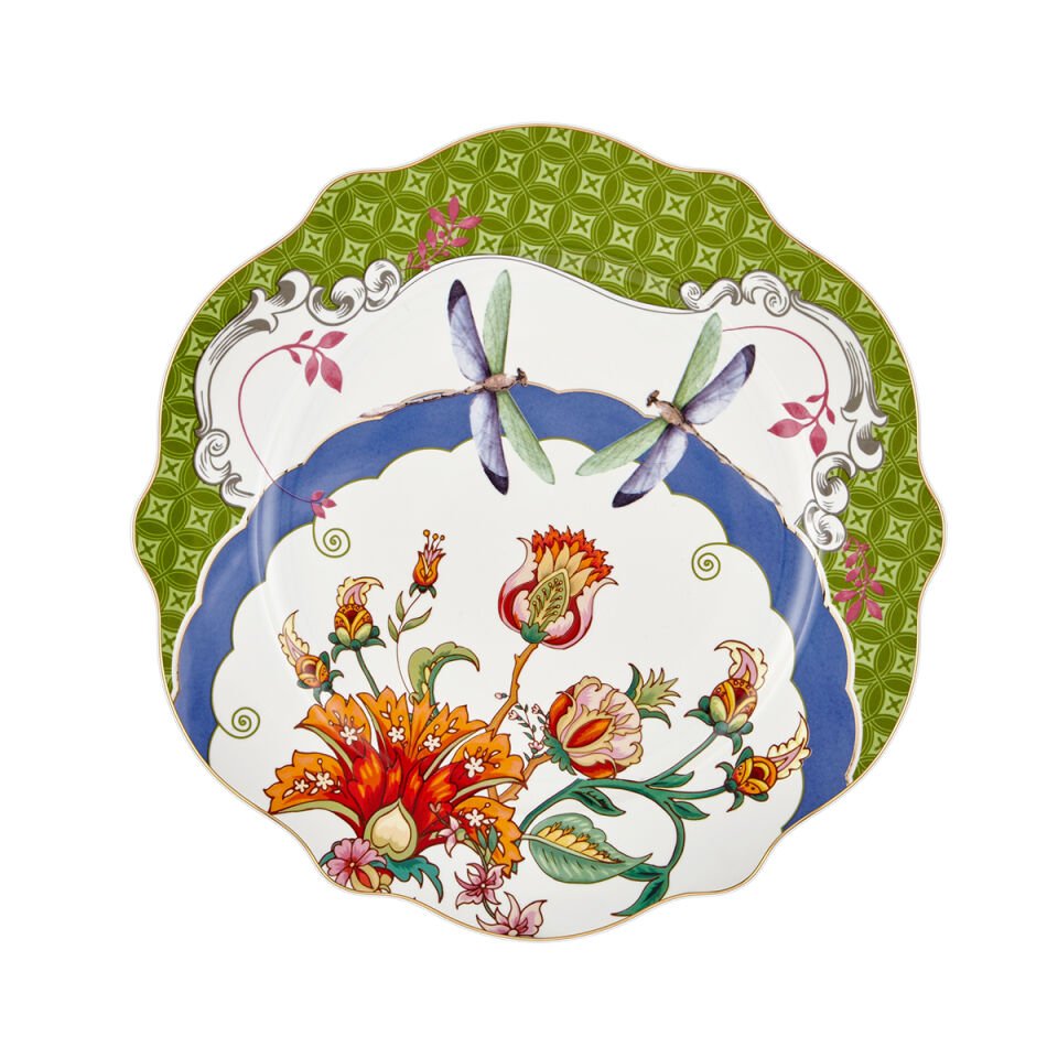 Yeşil Porselen Yemek Takımı Allure Collection by Chiara Alessi