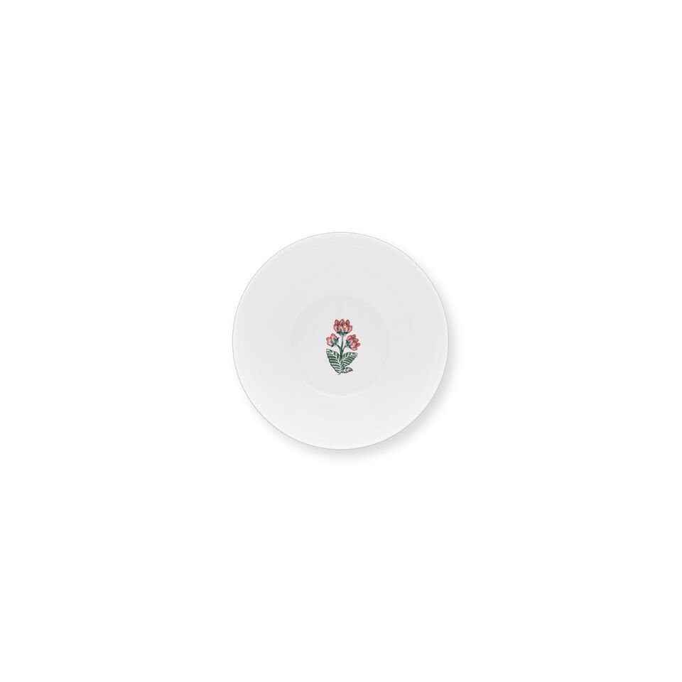 Kırmızı Porselen Kase 18 cm Flower Festival Collection by Pip Studio