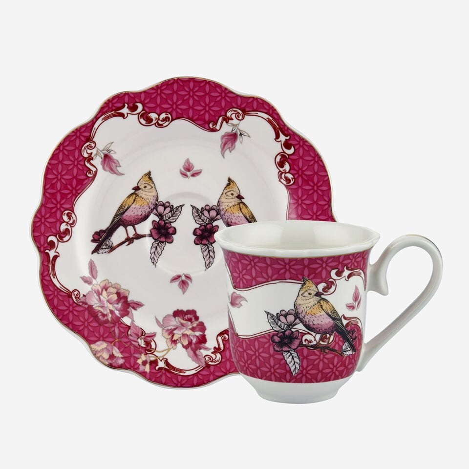 Mix Porselen Kahve Fincan Seti 90 ml Allure Collection by Chiara Alessi