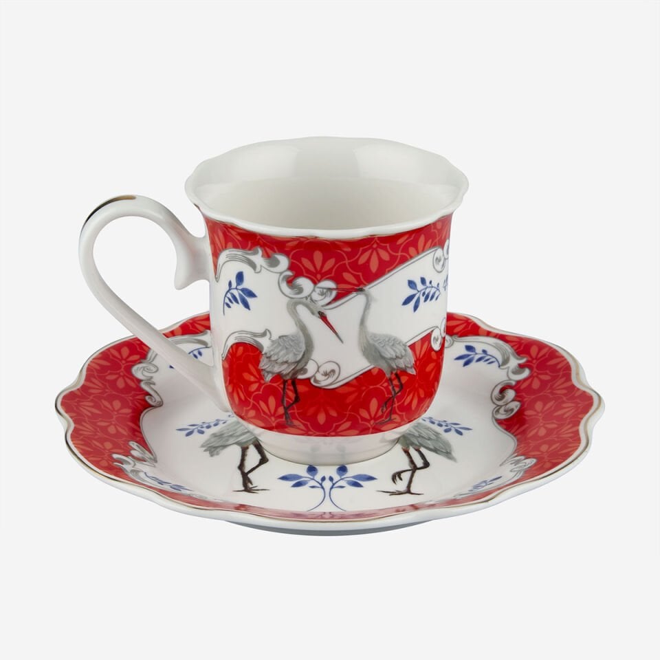 Mix Porselen Kahve Fincan Seti 90 ml Allure Collection by Chiara Alessi
