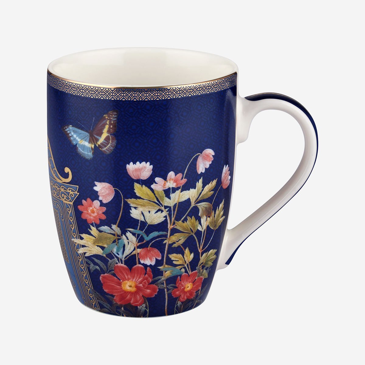 Lacivert Porselen Kupa 300 ml Butterfly Walley Collection by Chiara Alessi