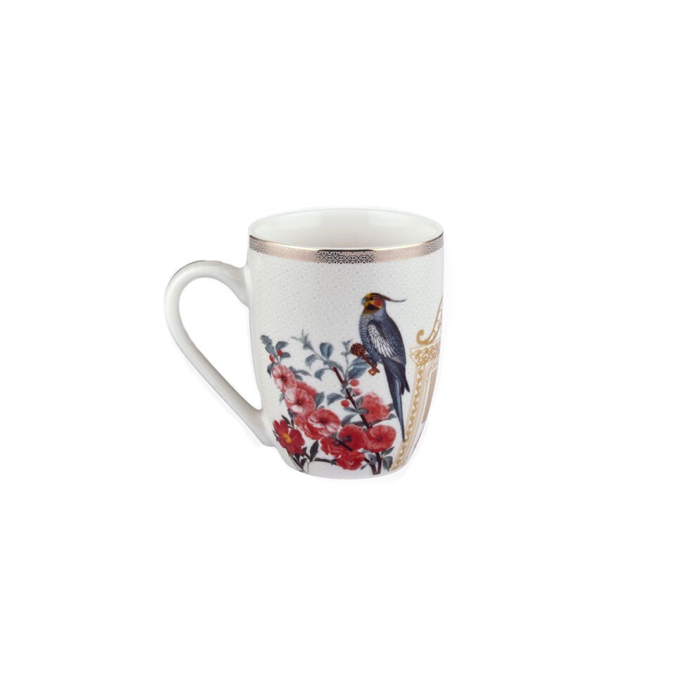 Beyaz Porselen Kupa 300 ml Butterfly Walley Collection by Chiara Alessi