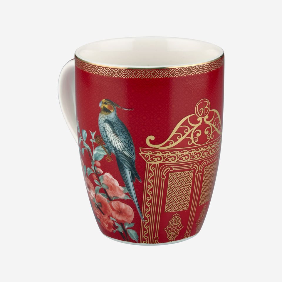 Beyaz Porselen Kupa 300 ml Butterfly Walley Collection by Chiara Alessi