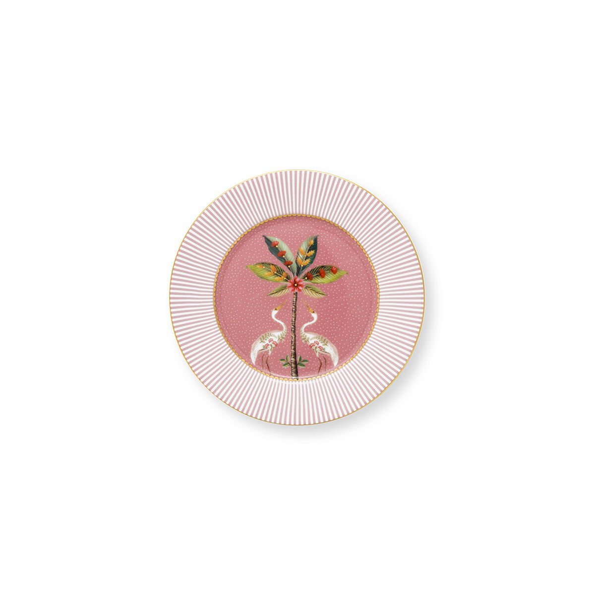 Pembe Porselen Pasta Tabağı 17 cm La Majorelle Collection by Pip Studio
