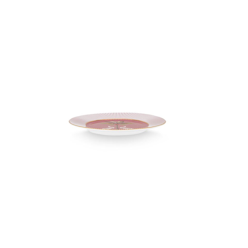 Pembe Porselen Pasta Tabağı 17 cm La Majorelle Collection by Pip Studio