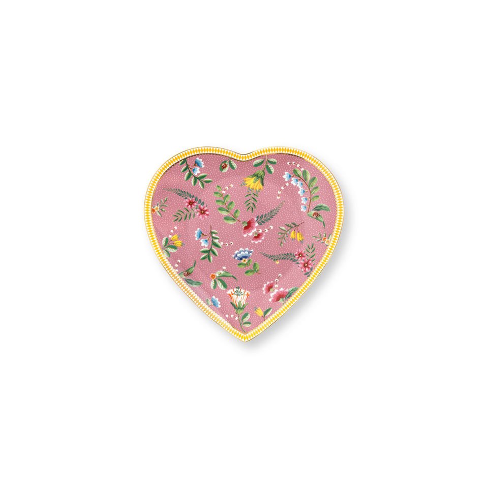 2'li Pembe Porselen Kalpli Tabak 21,5 cm La Majorelle Collection by Pip Studio