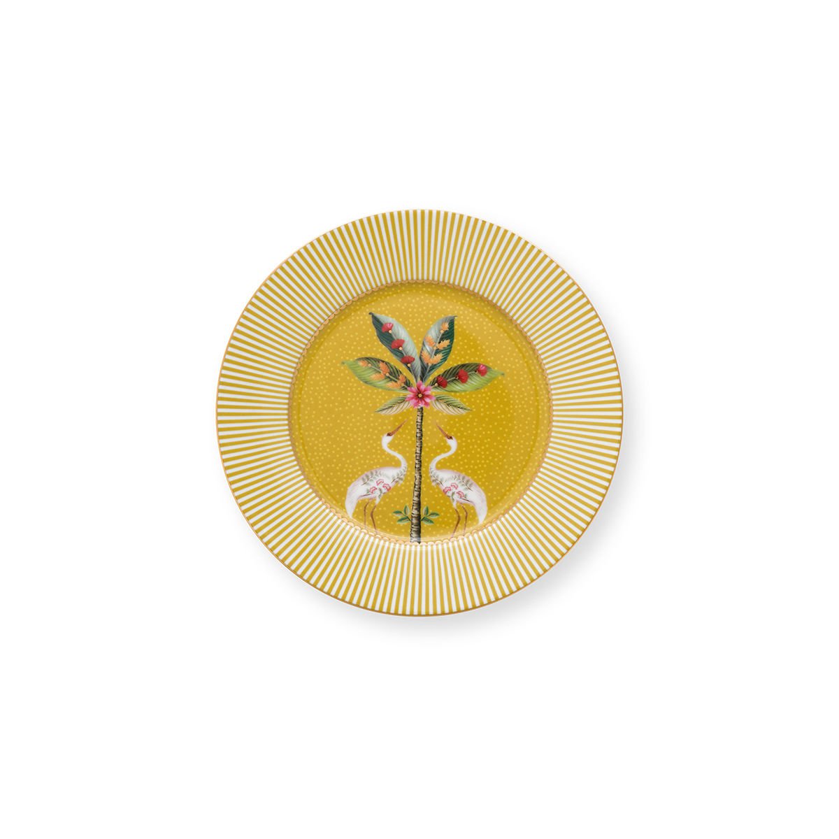 Sarı Porselen Pasta Tabağı 17 cm La Majorelle Collection by Pip Studio