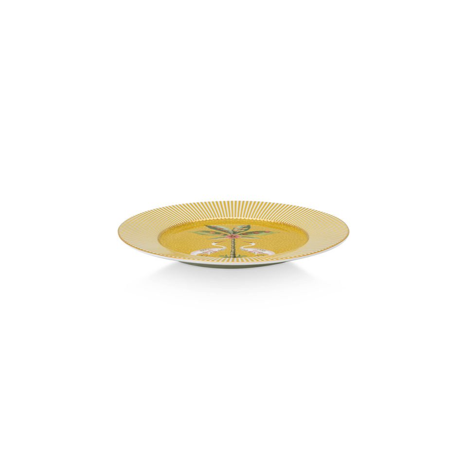 Sarı Porselen Pasta Tabağı 17 cm La Majorelle Collection by Pip Studio