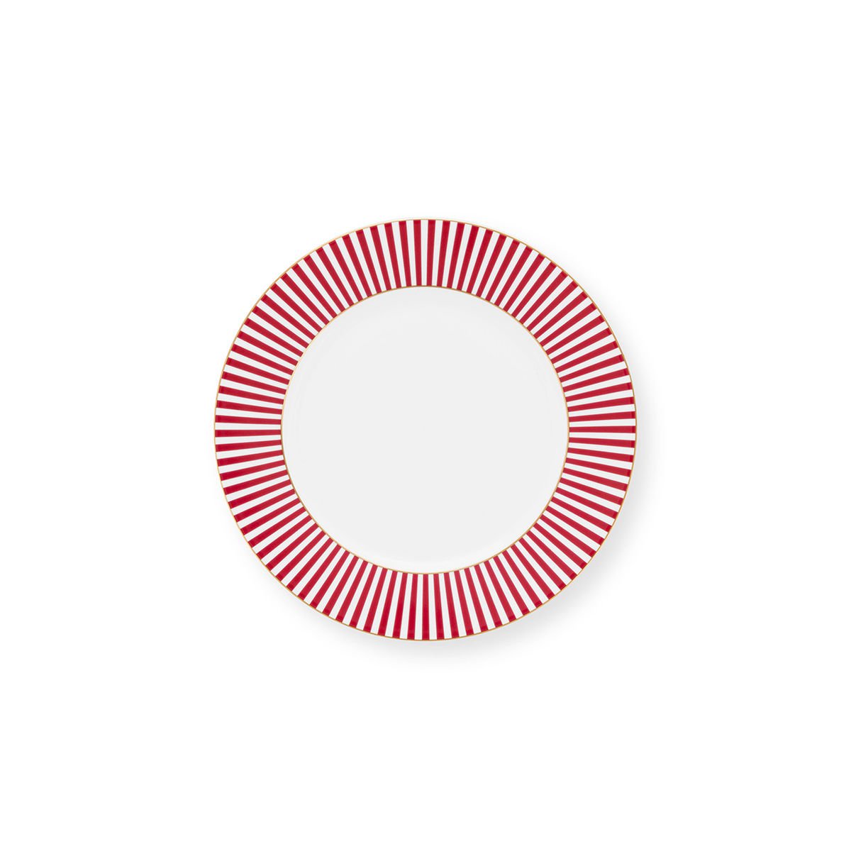 Pembe Porselen Pasta Tabağı 17 cm Royal Stripes Collection by Pip Studio