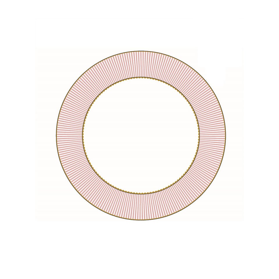 Pembe Porselen Çukur Tabak 21,5 cm La Majorelle Collection by Pip Studio