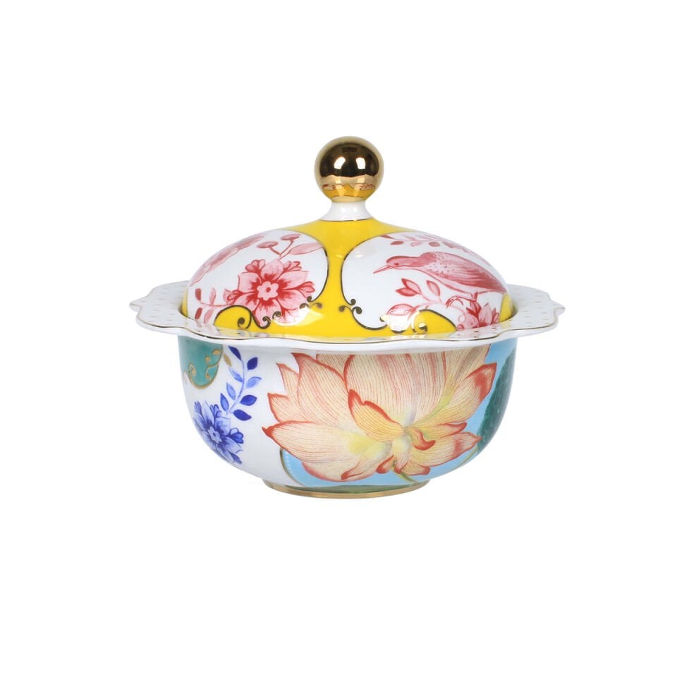 Sarı Pembe Porselen Şekerlik 235 ml Royal Collection by Pip Studio