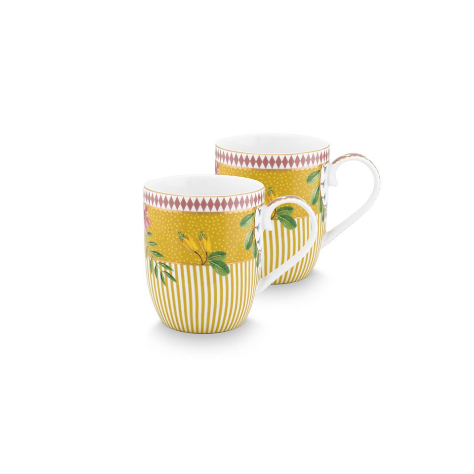 Sarı Porselen Kupa Seti 145 ml La Majorelle Collection by Pip Studio