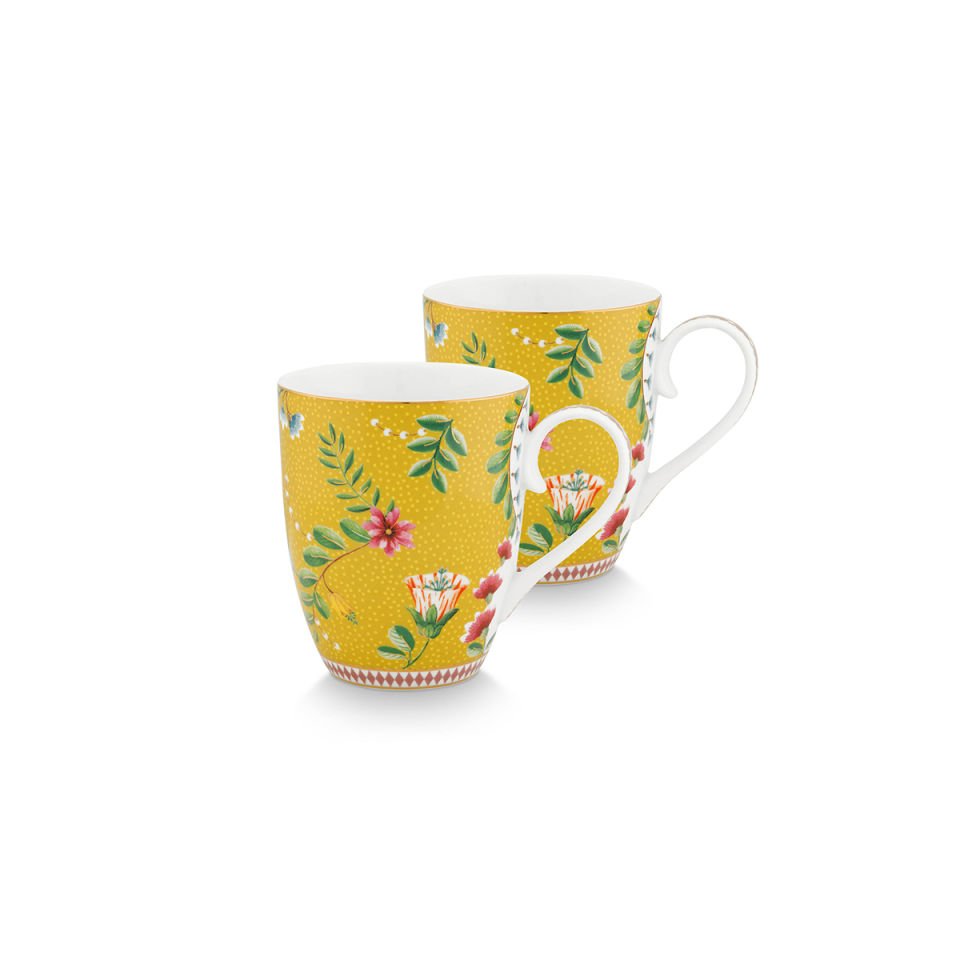 Sarı Porselen Kupa Seti 350 ml La Majorelle Collection by Pip Studio