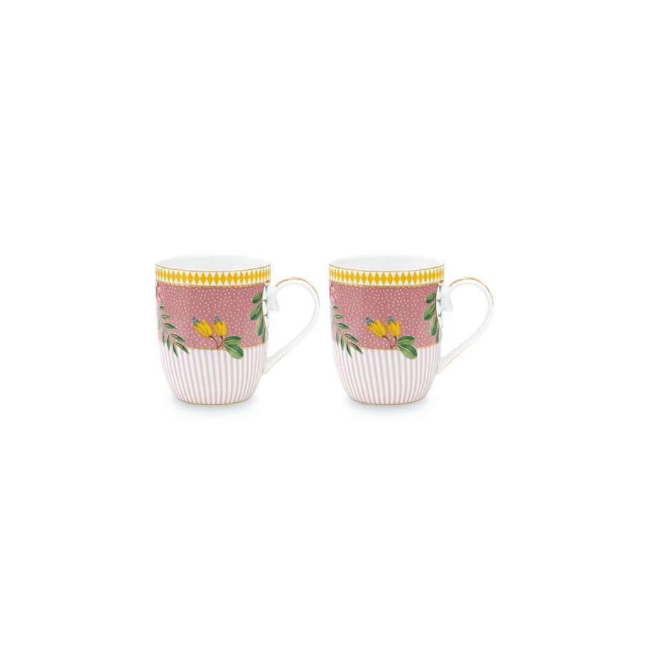 Pembe Porselen Kupa Seti 145 ml La Majorelle Collection by Pip Studio