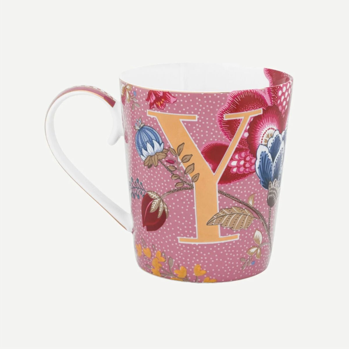 Pembe Porselen Kupa 350 ml Alphabet Y Collection by Pip Studio