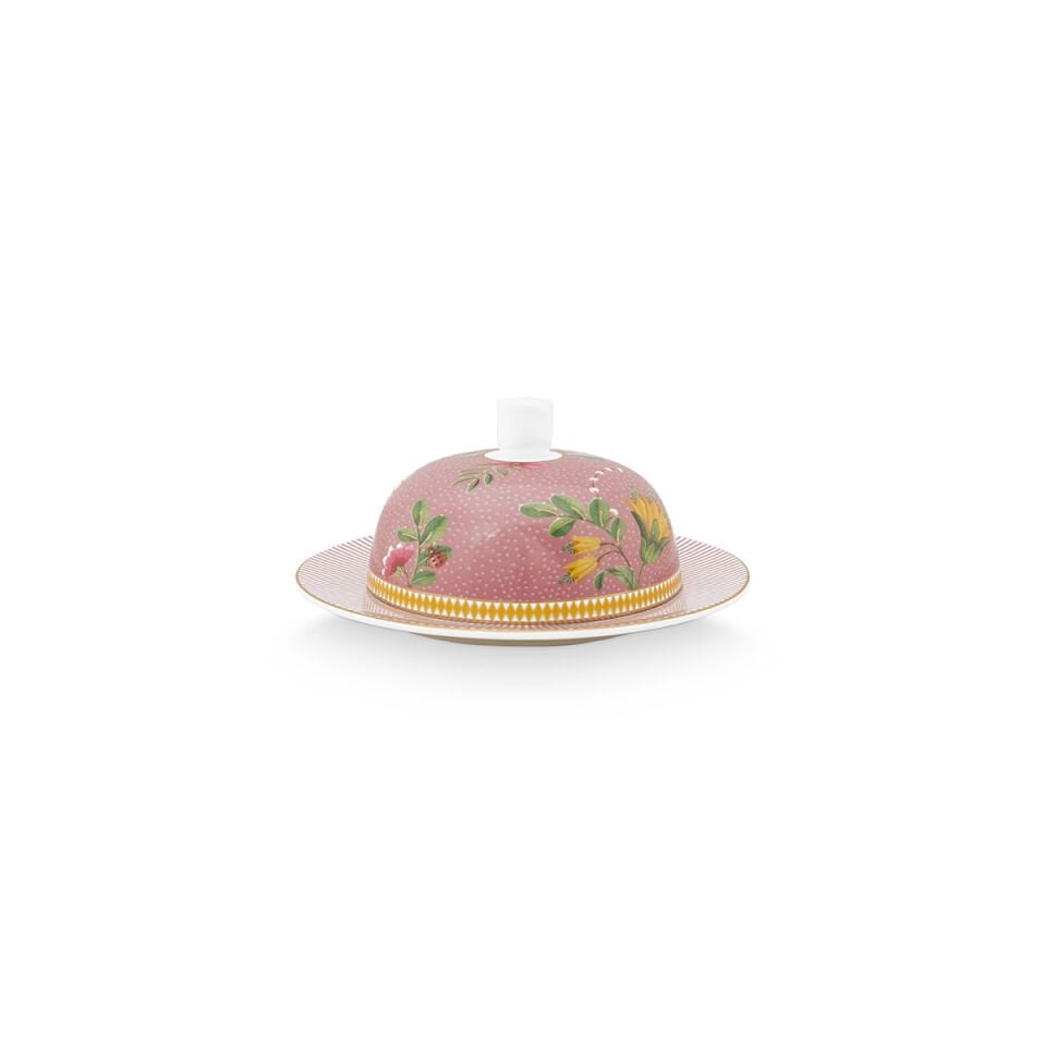 Pembe Porselen Tereyağlık 17 cm La Majorelle Collection by Pip Studio