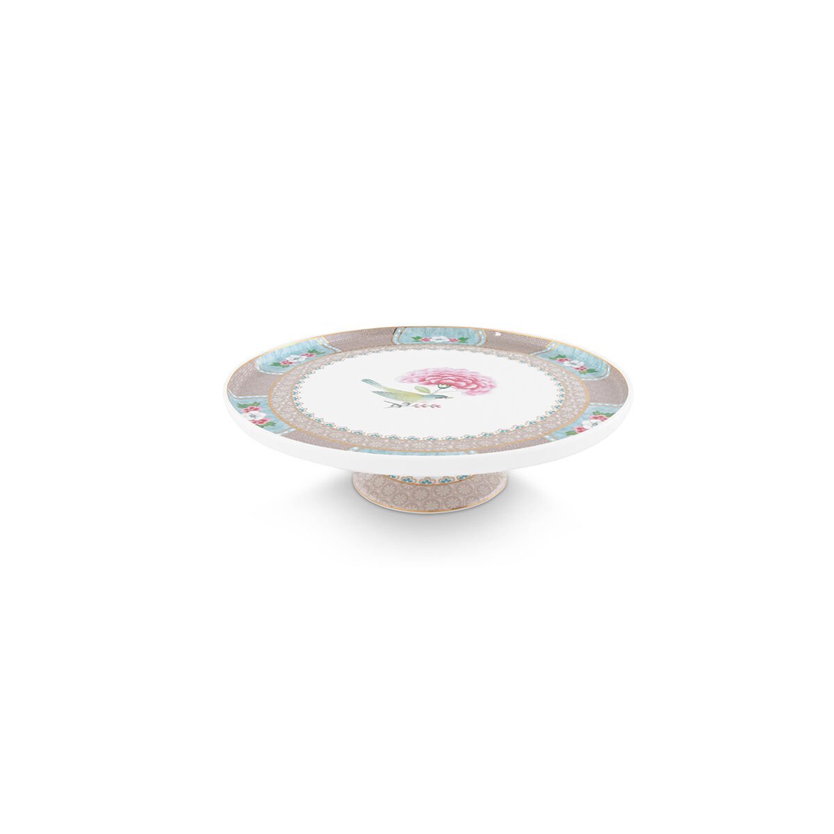 Haki Porselen Kek Standı 21 cm Blushing Birds Collection by Pip Studio