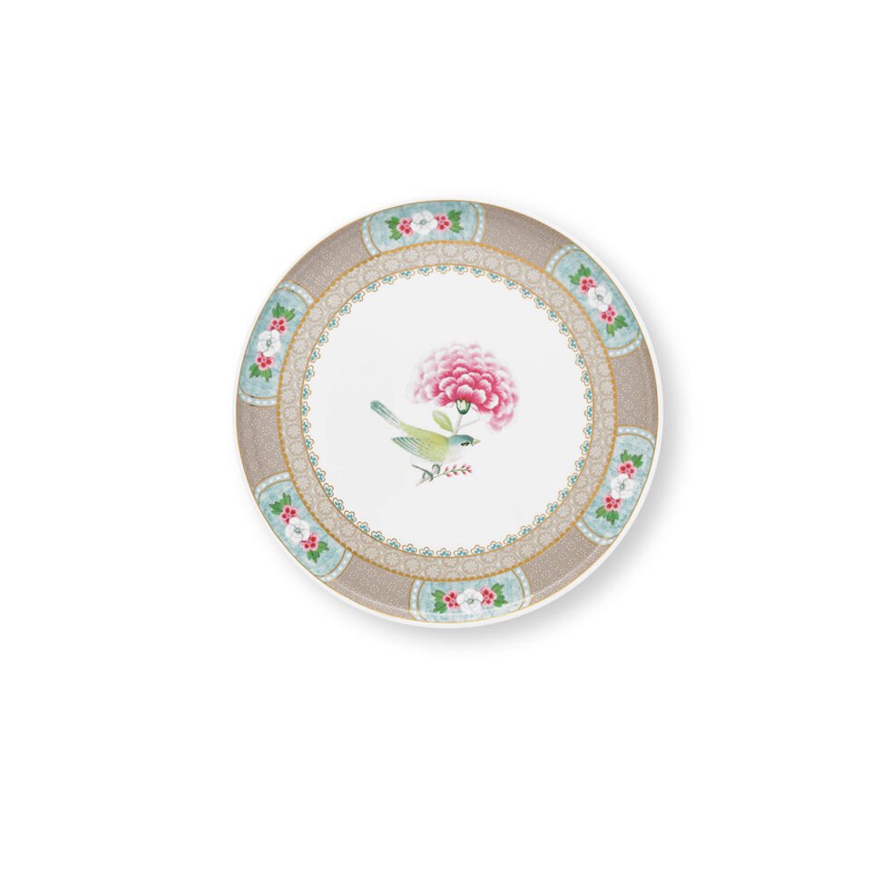 Haki Porselen Kek Standı 21 cm Blushing Birds Collection by Pip Studio