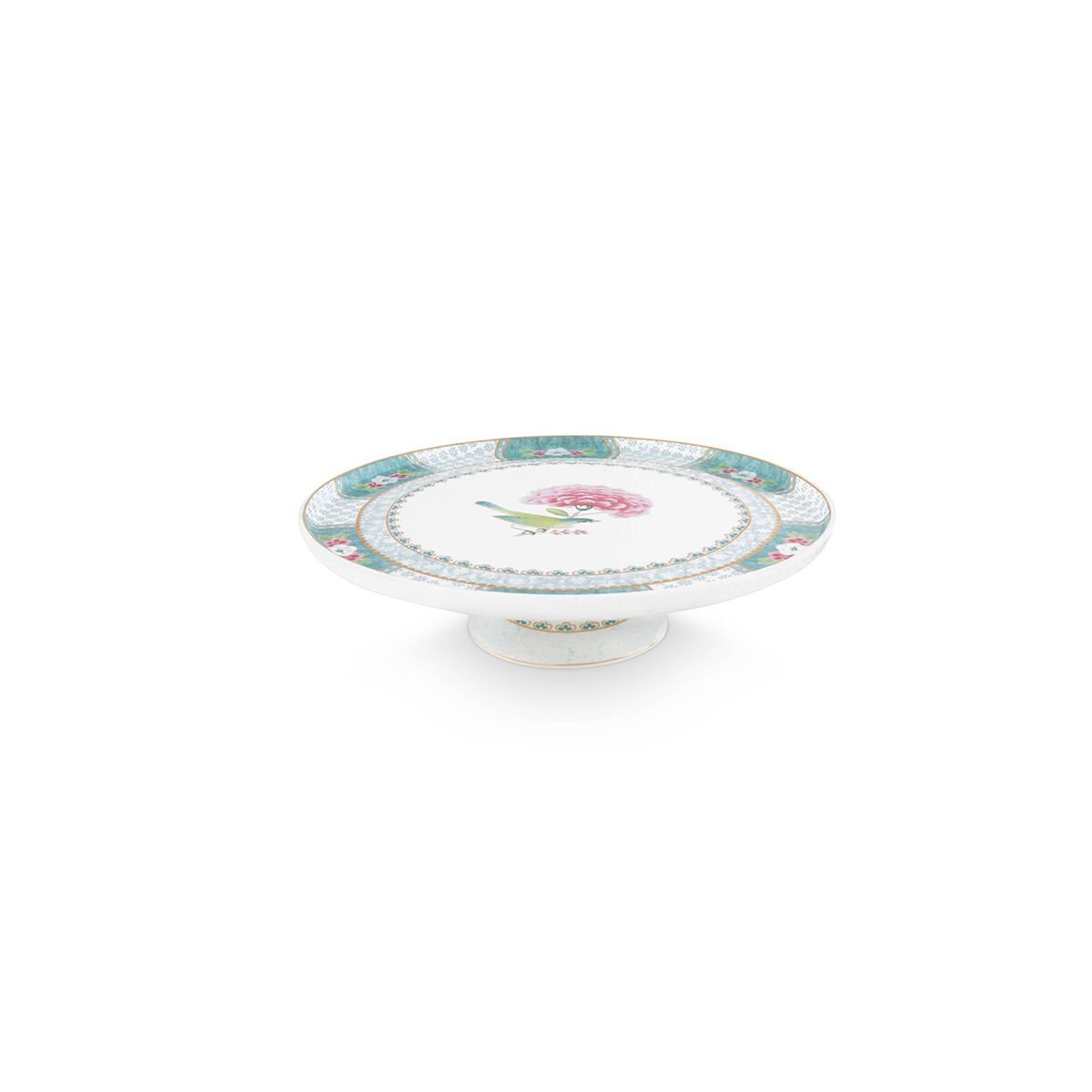 Beyaz Porselen Kek Standı 21 cm Blushing Birds Collection by Pip Studio