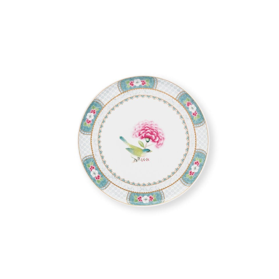 Beyaz Porselen Kek Standı 21 cm Blushing Birds Collection by Pip Studio