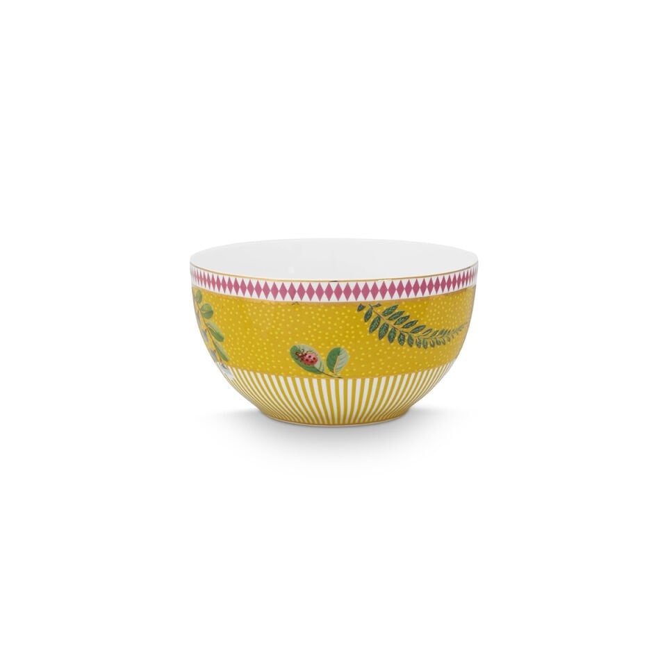 Sarı Porselen Kase 12 cm La Majorelle Collection by Pip Studio
