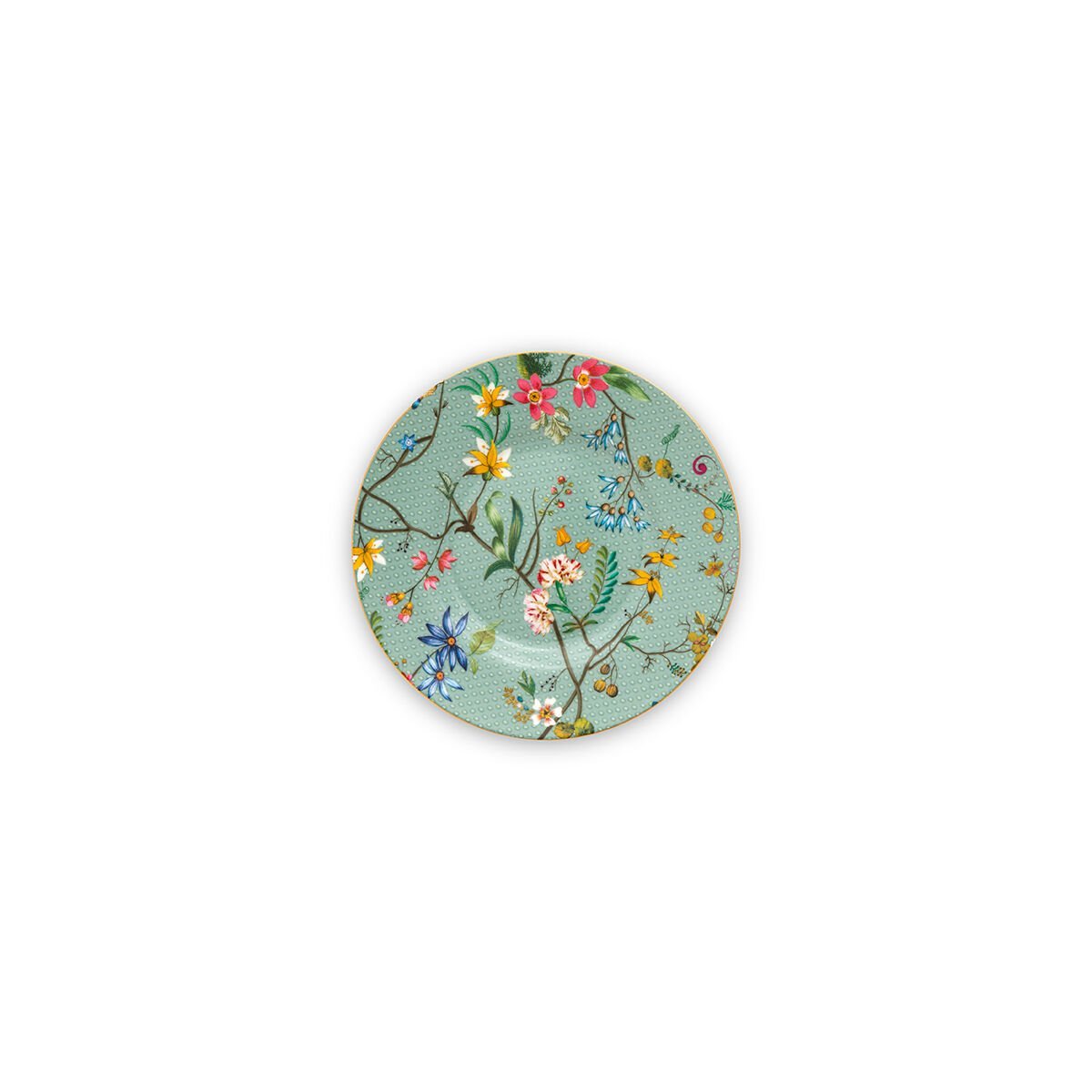 Mavi Porselen Petit Four Tabağı 12 cm Jolie Collection by Pip Studio
