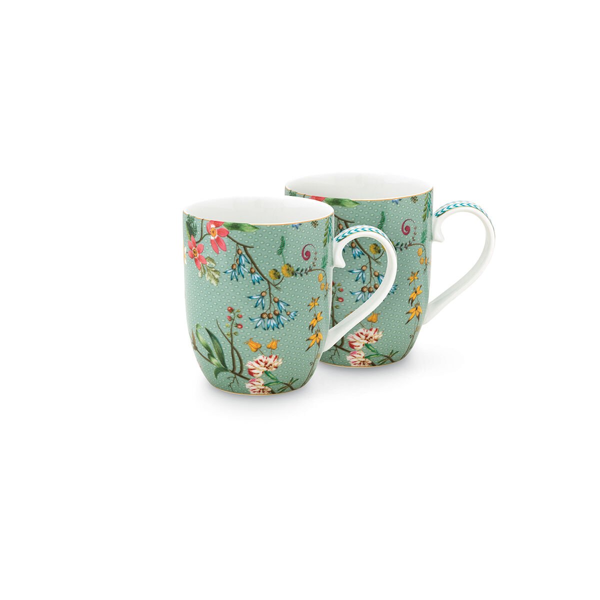 Mavi Porselen Kupa Seti 145 ml Jolie Collection by Pip Studio