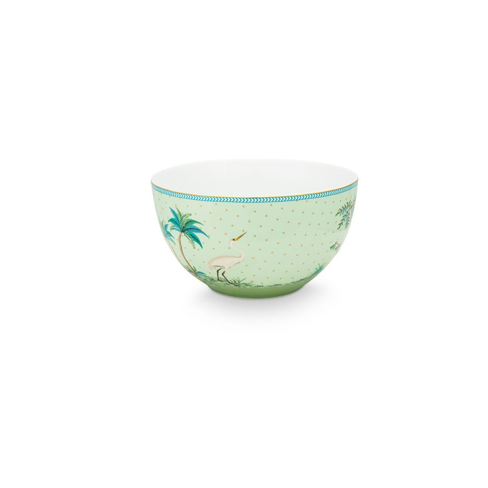 Yeşil Porselen Kase 18 cm Jolie Collection by Pip Studio