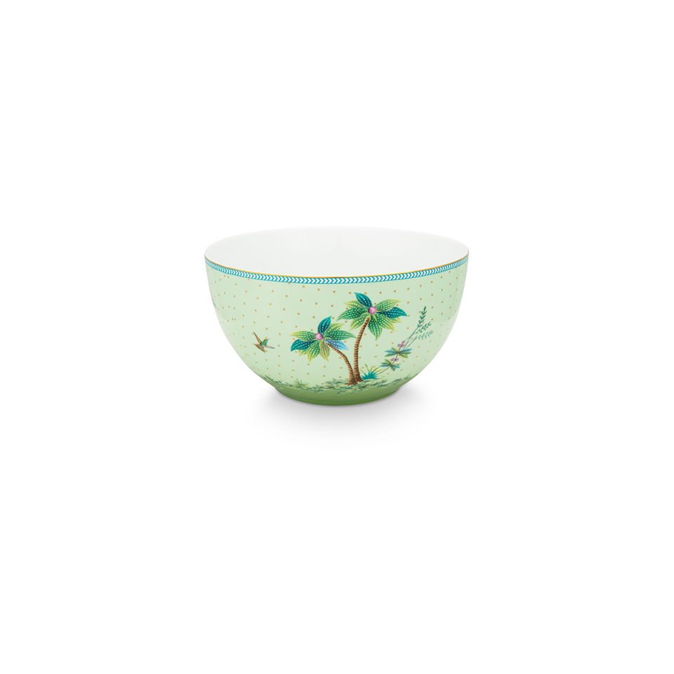 Yeşil Porselen Kase 18 cm Jolie Collection by Pip Studio