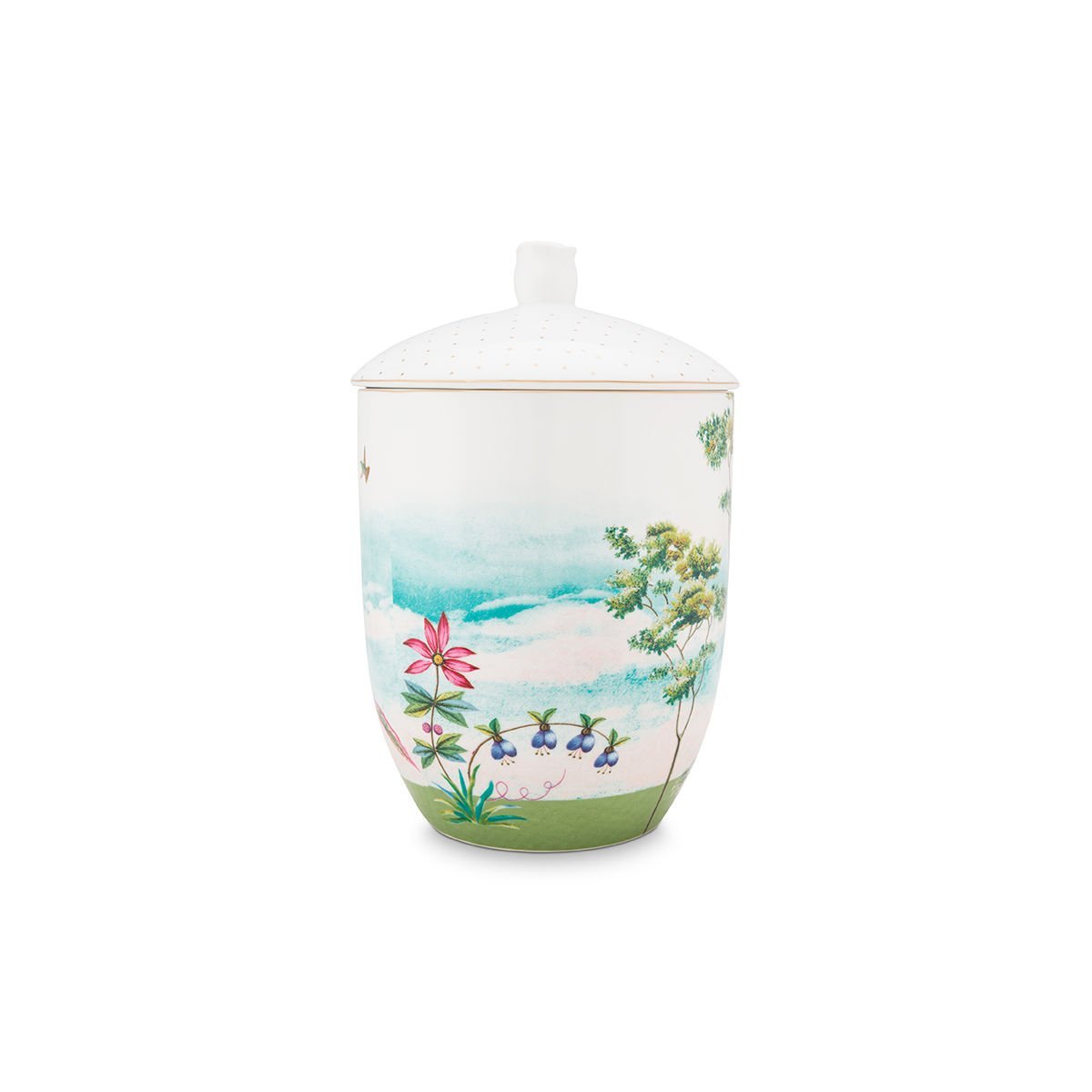 Beyaz Porselen Saklama Kutusu 1500 ml Jolie Collection by Pip Studio
