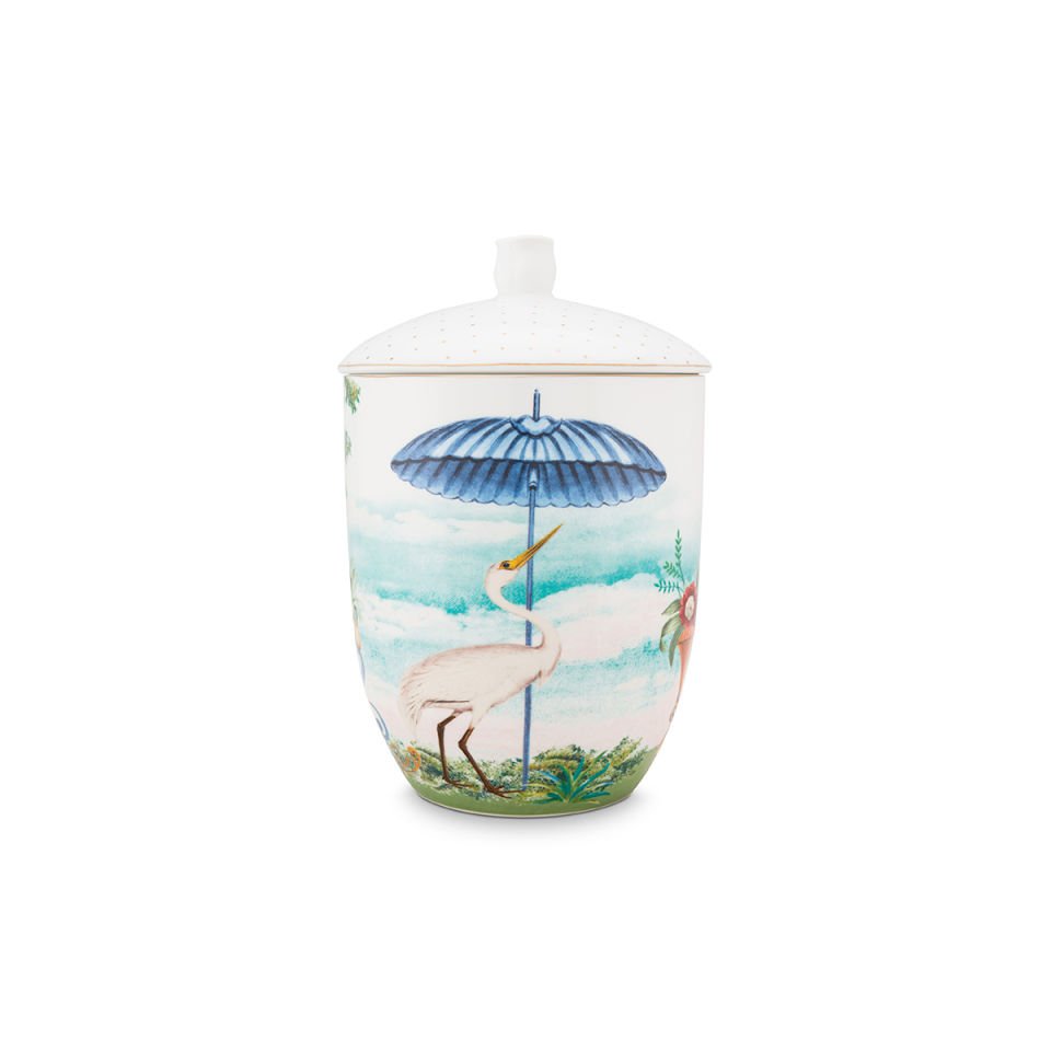 Beyaz Porselen Saklama Kutusu 1500 ml Jolie Collection by Pip Studio