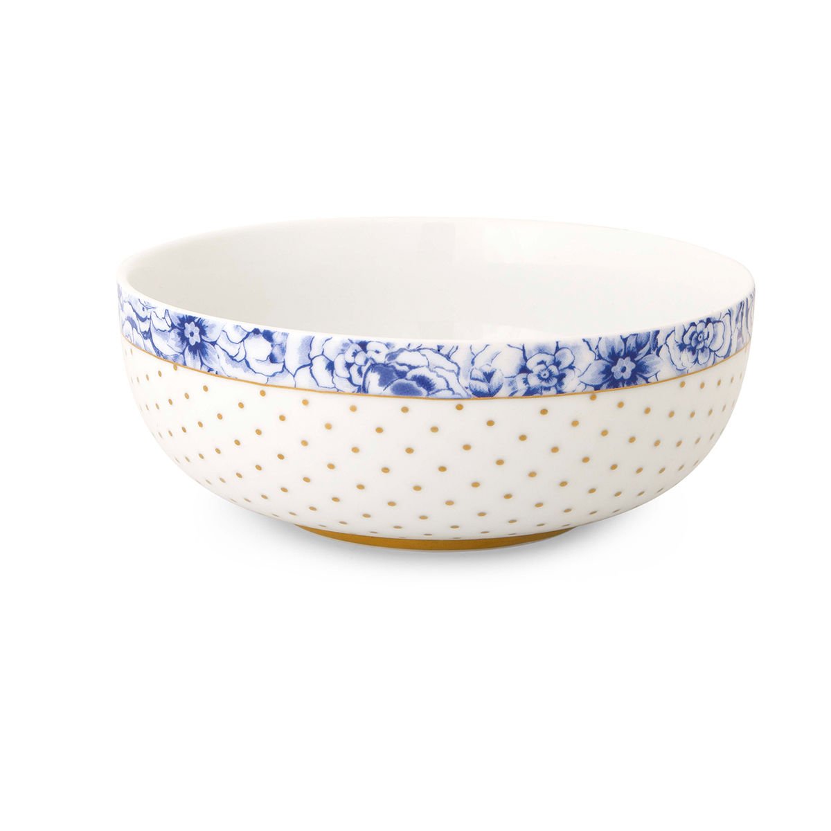 Mavi Beyaz Porselen Kase 15 cm Royal White Collection by Pip Studio