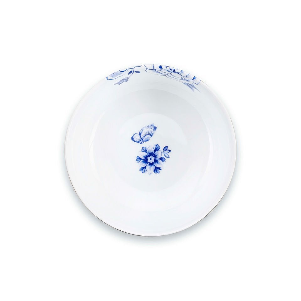 Mavi Beyaz Porselen Kase 20 cm Royal White Collection by Pip Studio