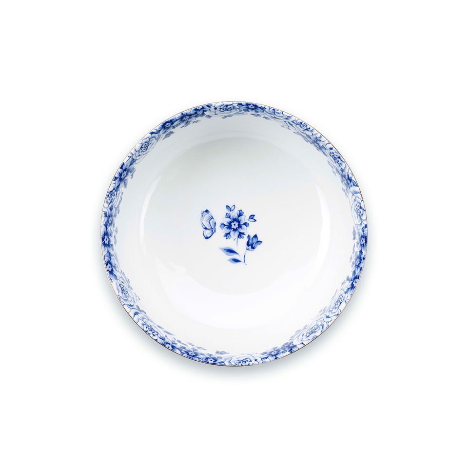 Mavi Beyaz Porselen Kase 20 cm Royal White Collection by Pip Studio