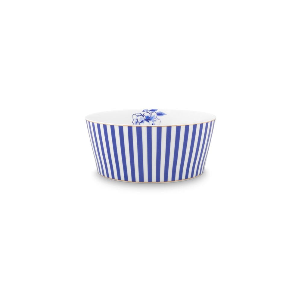 Mavi Porselen Kase 15 cm Royal Stripes Collection by Pip Studio