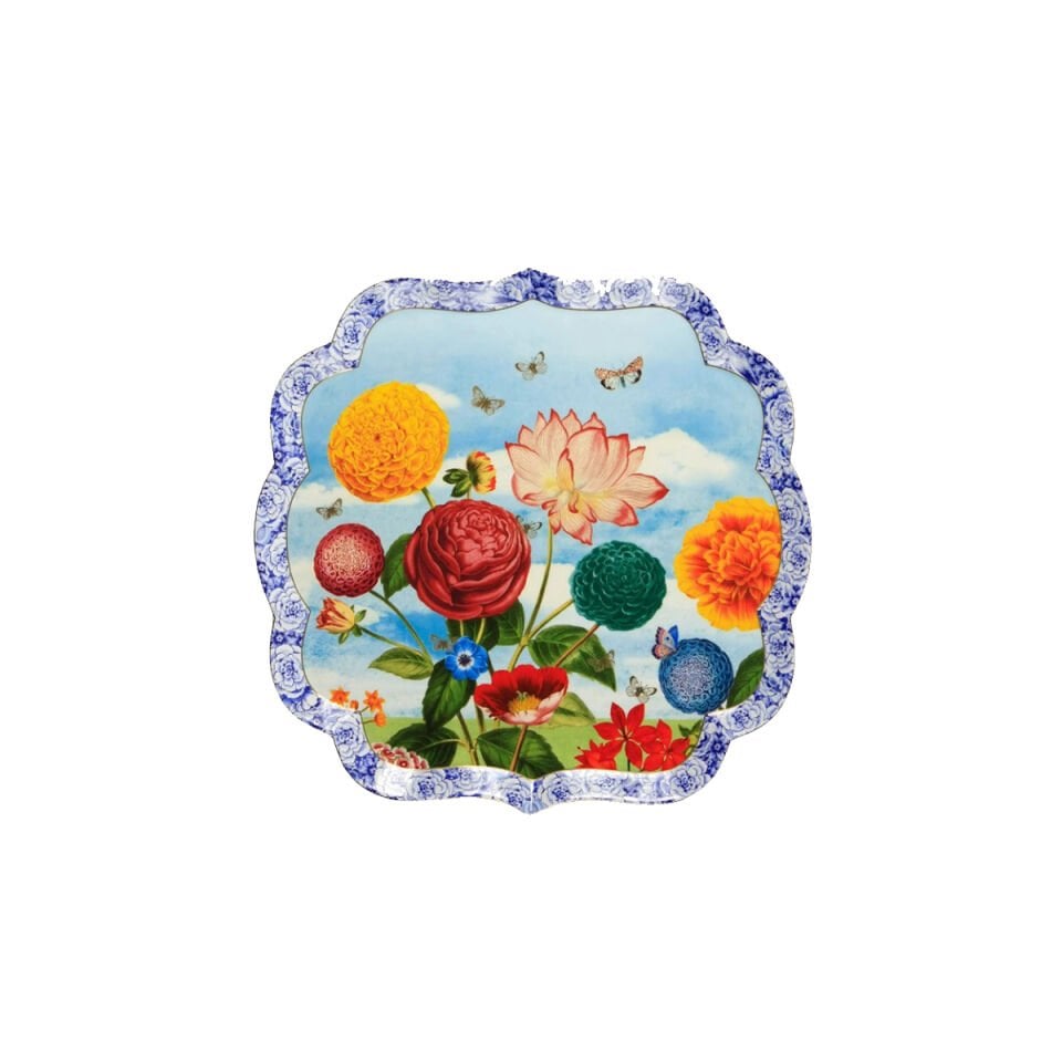 Beyaz Porselen Tepsi 38 cm Royal Collection by Pip Studio