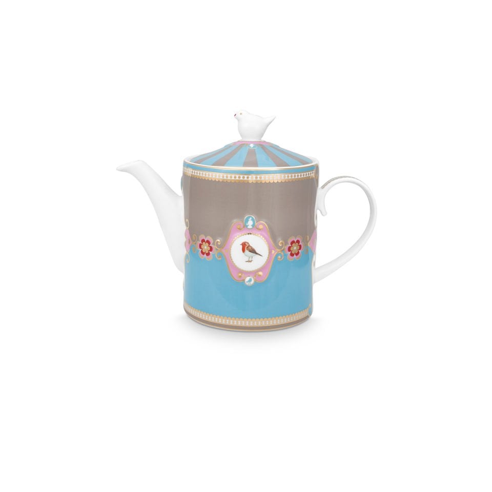 Mavi Haki Porselen Demlik 1300 ml Love Birds Collection by Pip Studio