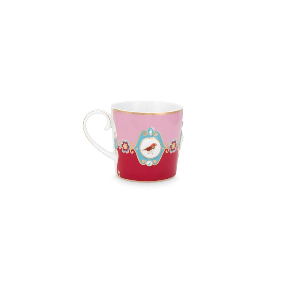 Kırmızı Pembe Porselen Kupa 150 ml Love Birds Collection by Pip Studio(Kopya)(Kopya)(Kopya)