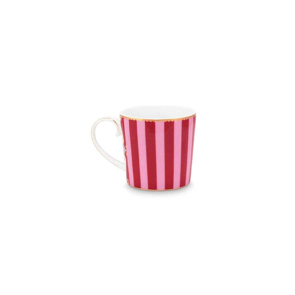 Kırmızı Pembe Porselen Kupa 150 ml Love Birds Collection by Pip Studio