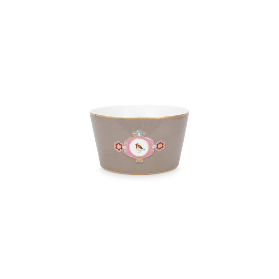 Haki Porselen Kase 15 cm Love Birds Collection by Pip Studio